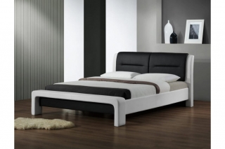 Кровать CASSANDRA 120 бело-черное