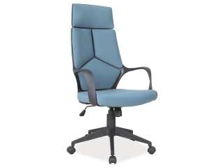 Кресло офисное Q-199 фабрика Signal цвет черно-синий