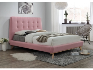 Кровать DONA 160X200 розовый фабрика Signal