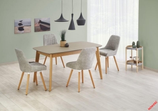 Обеденный стол ONTARIO Halmar 150-190-90-76 cm Серый