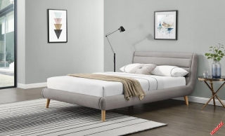 Кровать Halmar ELANDA 160 серый