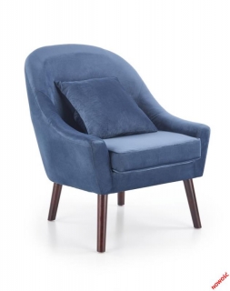 Кресло Halmar OPALE темно-синее