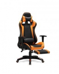 Новинка!Кресло офисное Halmar DEFENDER-2 черно-оранжевый